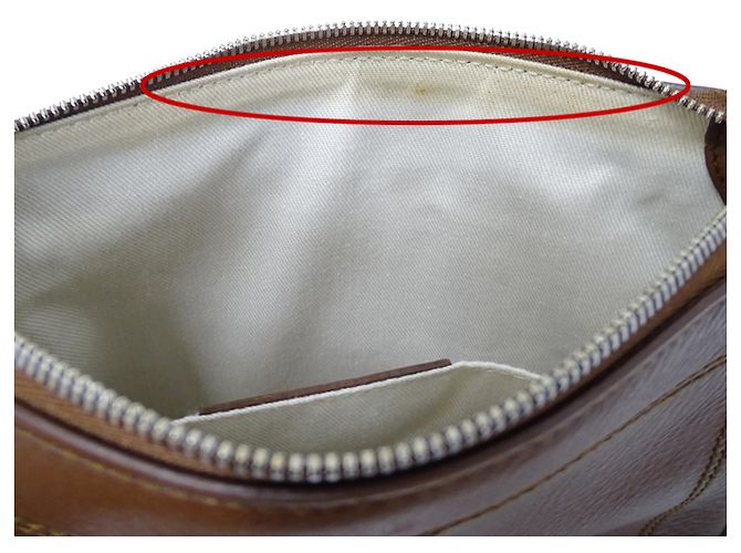 Gancini Borsa a mano in pelle marrone Salvatore Ferragamo - vista 10
