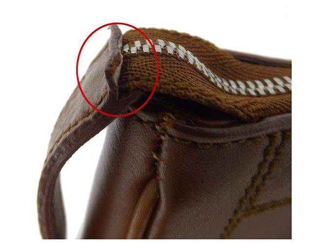 Gancini Borsa a mano in pelle marrone Salvatore Ferragamo - vista 14