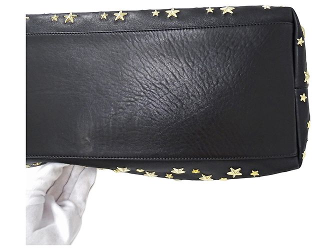Borsa Tote Jimmy Choo in pelle nera Nero - vista 11