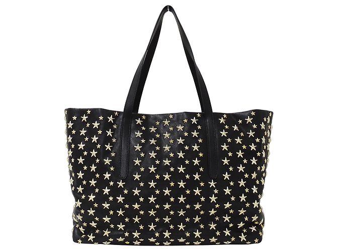 Borsa Tote Jimmy Choo in pelle nera Nero - vista 2