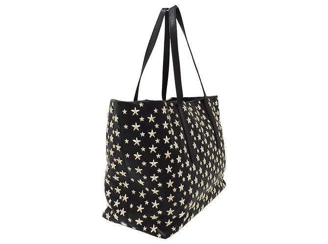 Borsa Tote Jimmy Choo in pelle nera Nero - vista 4