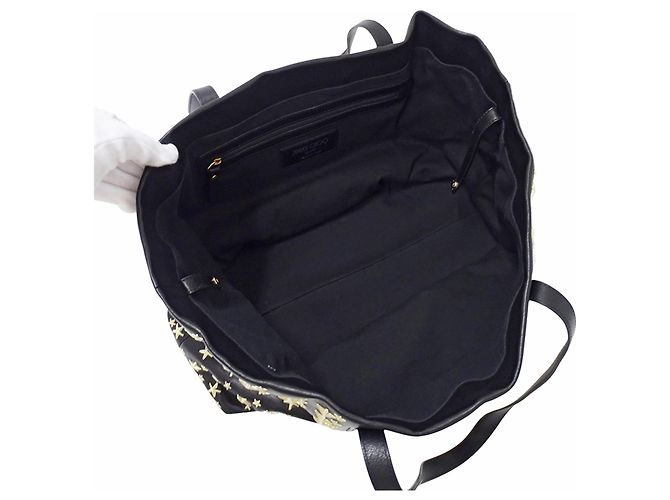 Borsa Tote Jimmy Choo in pelle nera Nero - vista 5
