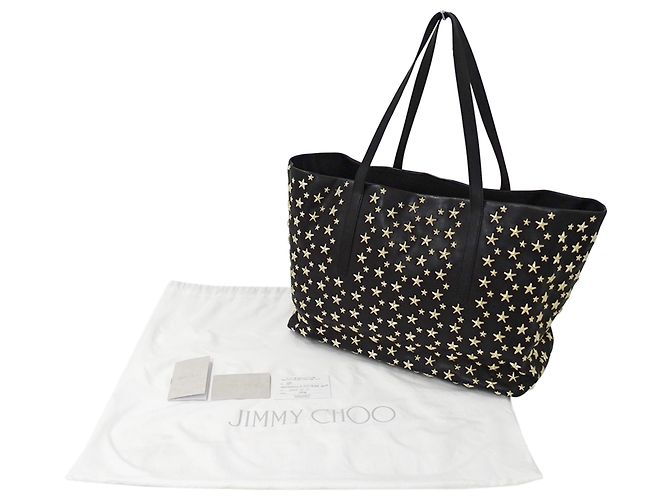 Borsa Tote Jimmy Choo in pelle nera Nero - vista 7