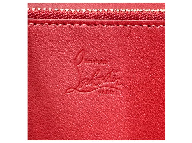 Cartera larga de piel morada Christian Louboutin Púrpura - vista 5