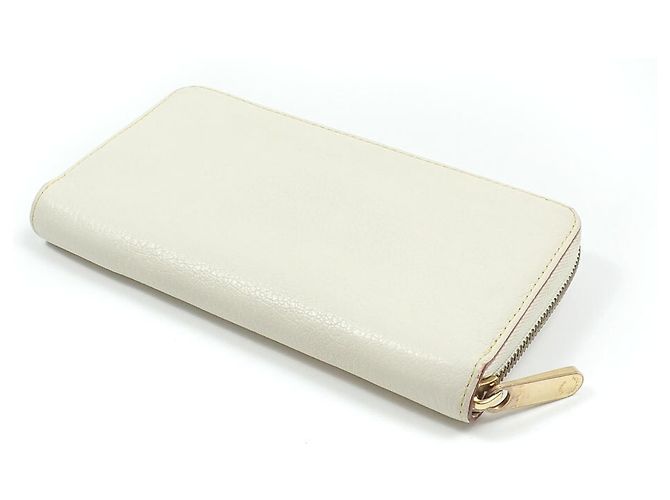 Cartera larga Zippy Louis Vuitton Suhali Blanco - vista 3