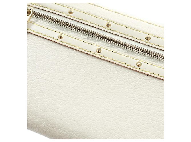Cartera larga Zippy Louis Vuitton Suhali Blanco - vista 4