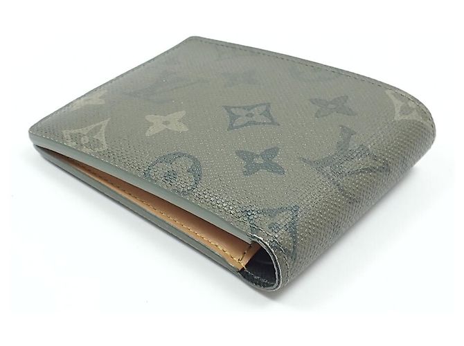 Louis Vuitton Monogram Bi-fold Wallet Khaki - view 3