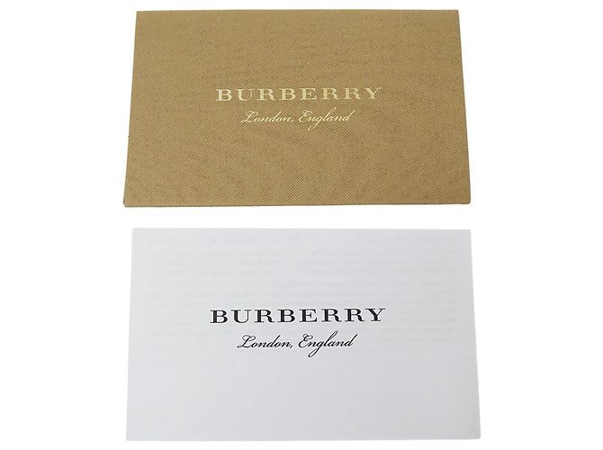 Burberry Handtasche aus orangefarbenem Leder - Ansicht 5