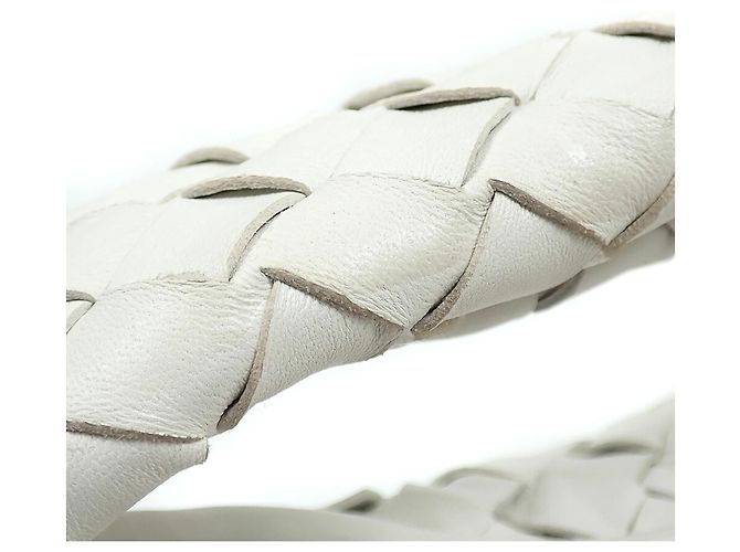 Borsa a tracolla Mini Hop Bottega Veneta Bianco - vista 10