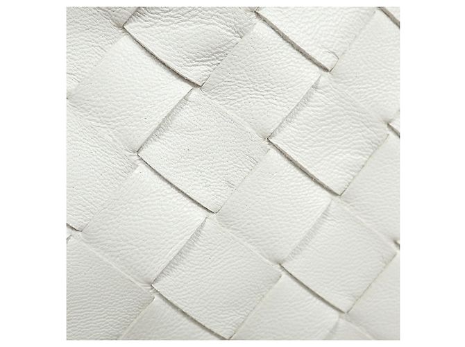 Borsa a tracolla Mini Hop Bottega Veneta Bianco - vista 5