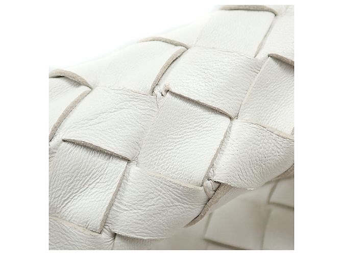 Borsa a tracolla Mini Hop Bottega Veneta Bianco - vista 6