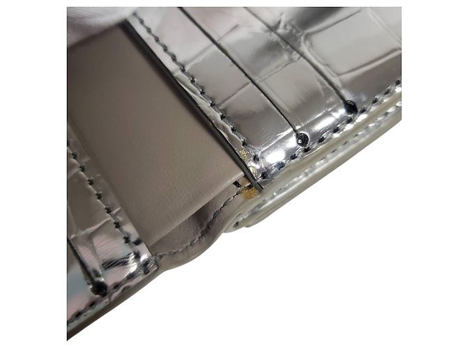 Cartera bi-fold para mujer Burberry en Silver Plata - vista 8