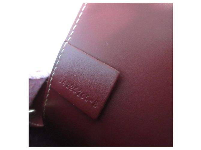 Bolsa de Ombro Chloé Woody Small em Feltro e Couro Vermelho - vista 9