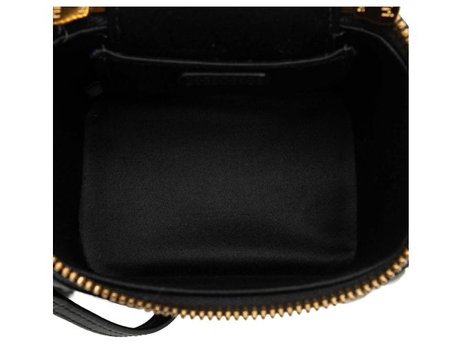 Miu Miu Matelassé Mini Schultertasche Schwarz - Ansicht 5