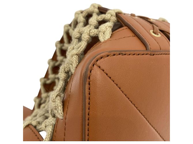 Stella Mc Cartney Borsa Tote Eco Knotted Mesh di Stella McCartney Marrone - vista 18
