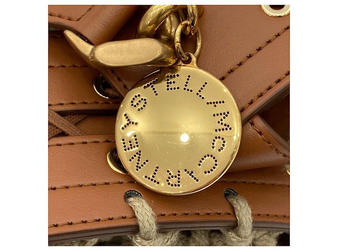Stella Mc Cartney Borsa Tote Eco Knotted Mesh di Stella McCartney Marrone - vista 6