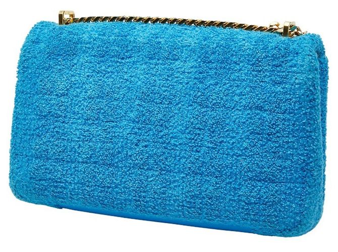 Borsa a tracolla Burberry TB Logo Laura Chain Blu - vista 2
