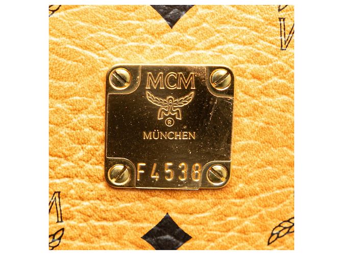 Saco Tote MCM Visetos Logogram Marrom - vista 10