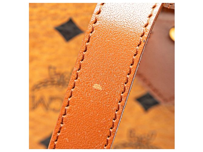 Saco Tote MCM Visetos Logogram Marrom - vista 5