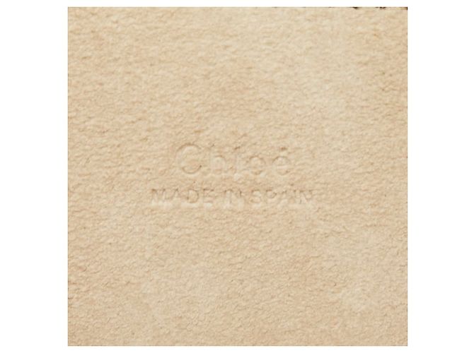 Borsa a tracolla Chloé Faye Small Beige - vista 8