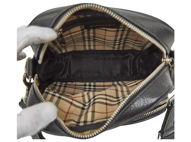 Burberry Nova Check Crossbody-Tasche Schwarz - Ansicht 8