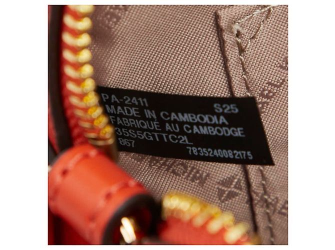 Borsa a tracolla Michael Kors JET SET TRAVEL Arancione - vista 10