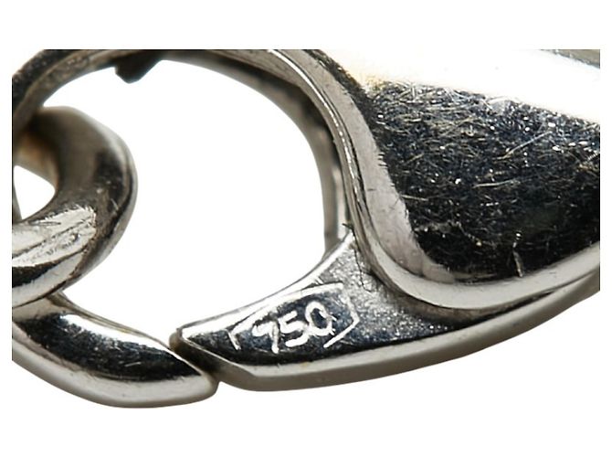 Autre Marque Franck Muller Silver White Gold Anhänger Halskette Silber - Ansicht 6