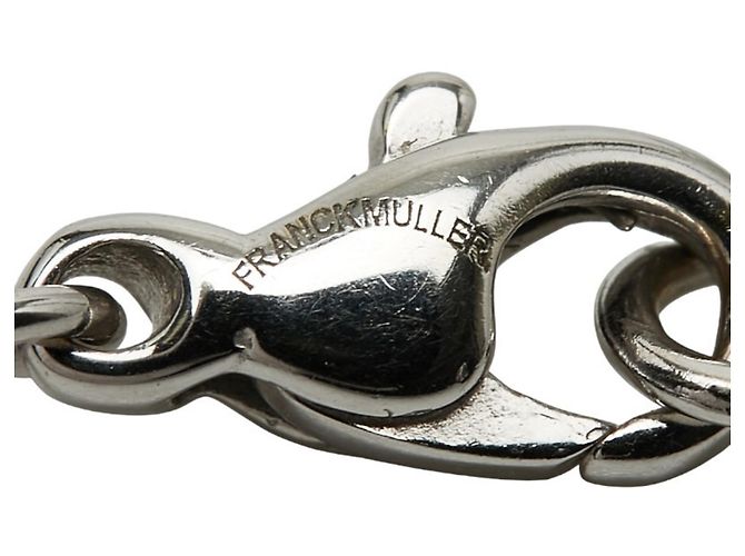 Autre Marque Franck Muller Silver White Gold Anhänger Halskette Silber - Ansicht 7