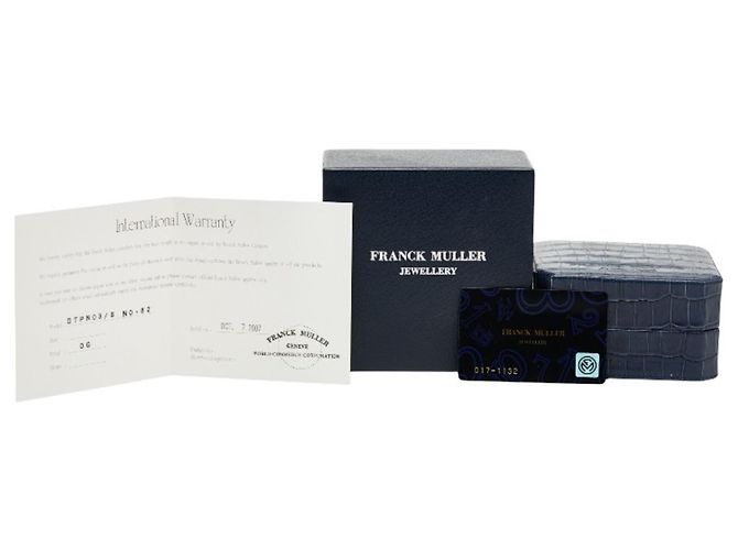 Autre Marque Franck Muller Silver White Gold Anhänger Halskette Silber - Ansicht 8