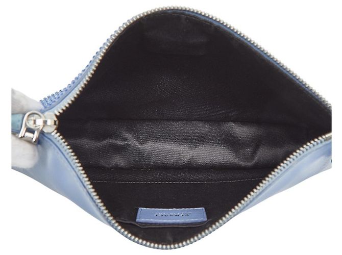 Borsa a tracolla Versace Medusa Bijou Blu chiaro - vista 6