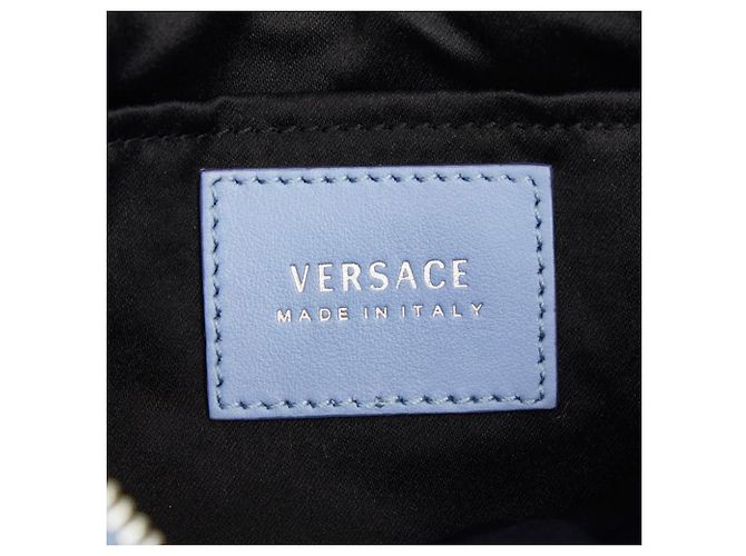 Borsa a tracolla Versace Medusa Bijou Blu chiaro - vista 7