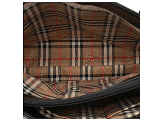 Sac à main Burberry Nova Check Noir Multicolore - vue 4