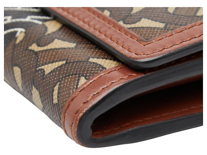 Cartera larga Burberry TB Monogram Castaño Negro - vista 4