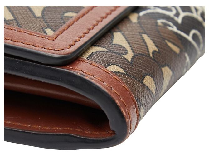 Cartera larga Burberry TB Monogram Castaño Negro - vista 5
