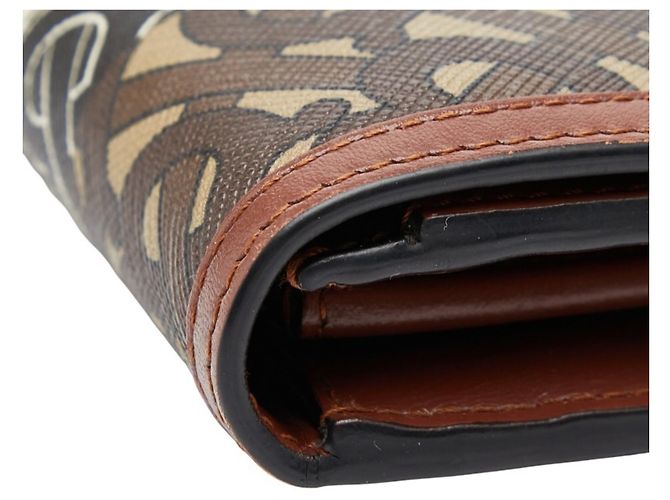 Cartera larga Burberry TB Monogram Castaño Negro - vista 6