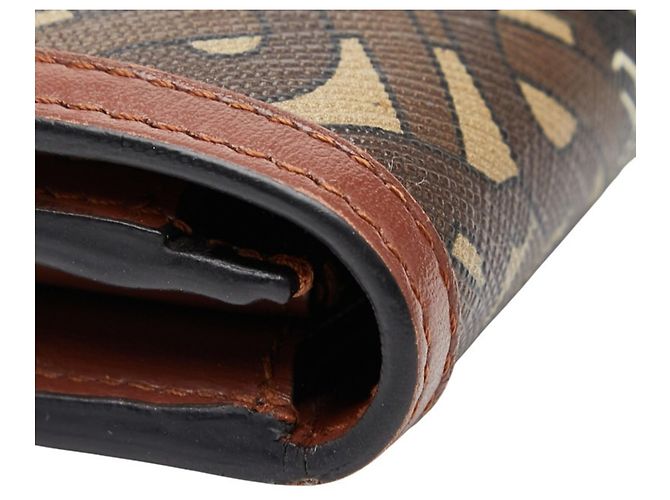 Cartera larga Burberry TB Monogram Castaño Negro - vista 7