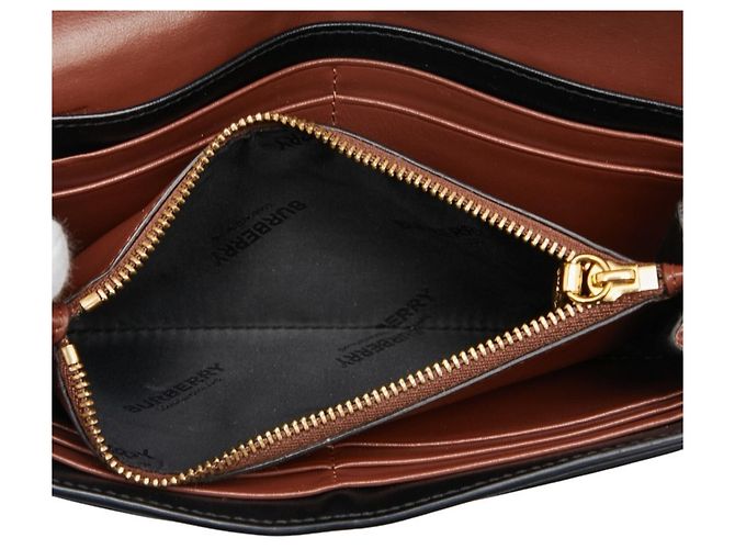 Cartera larga Burberry TB Monogram Castaño Negro - vista 9