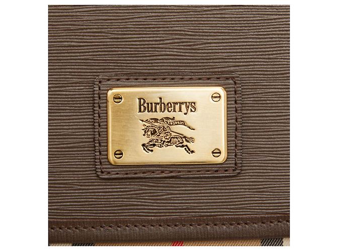 Borsa a tracolla Burberry Nova Check Shadow Horse Marrone Beige - vista 10