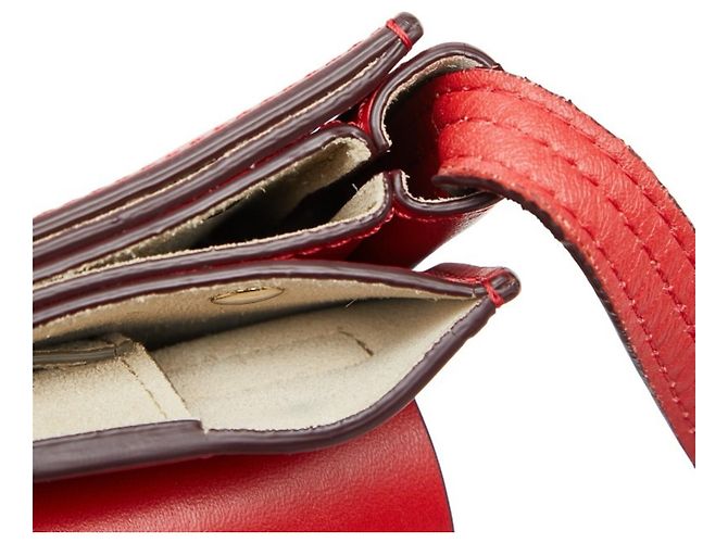 Borsa a tracolla Chloé Faye Rosso - vista 10