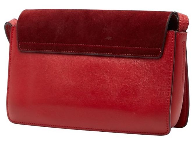 Borsa a tracolla Chloé Faye Rosso - vista 2