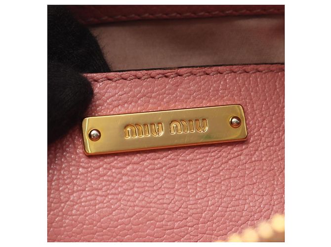 Miu Miu Madras 2-Way Handtasche Pink - Ansicht 4