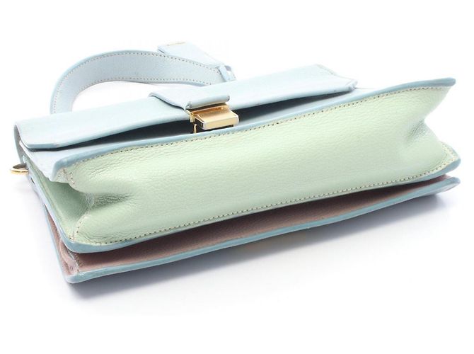 Miu Miu Madras 2-Way Handtasche Pink Blau Grün - Ansicht 11