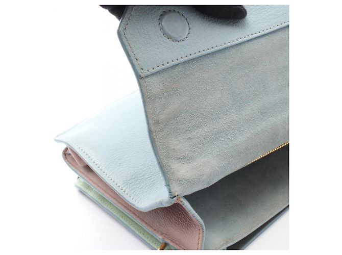 Miu Miu Madras 2-Way Handtasche Pink Blau Grün - Ansicht 7