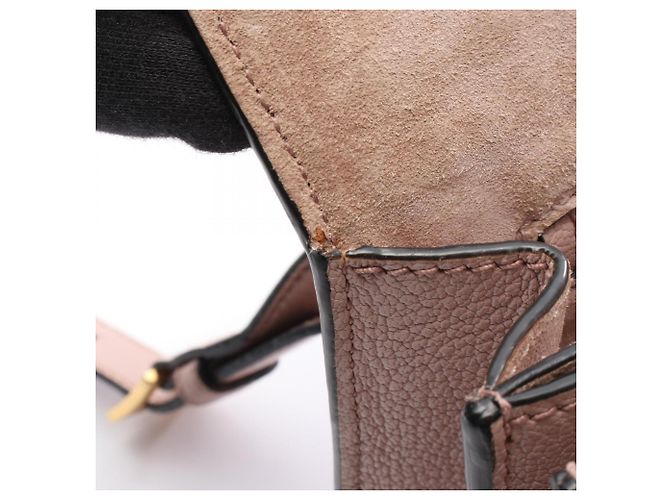 Borsa a tracolla Miu Miu in pelle Madras Rosa - vista 5
