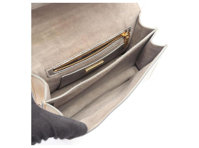 Miu Miu Madras Schultertasche Silber Golden - Ansicht 3