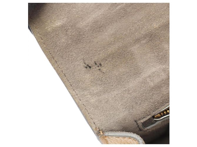 Miu Miu Madras Schultertasche Silber Golden - Ansicht 5