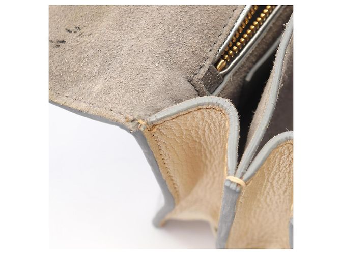 Miu Miu Madras Schultertasche Silber Golden - Ansicht 7