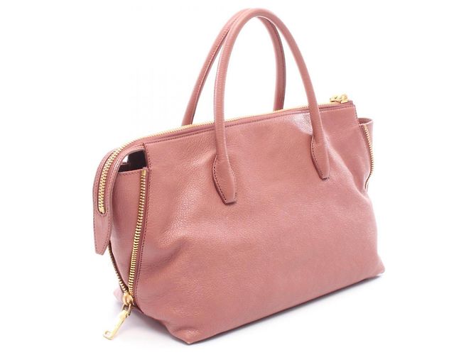 Borsa Miu Miu Madras Rosa - vista 2