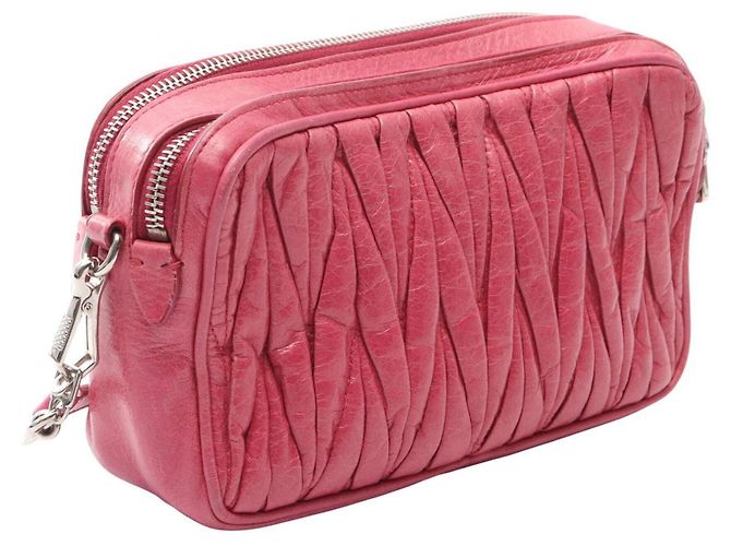 Miu Miu Matelassé Schultertasche Pink - Ansicht 2