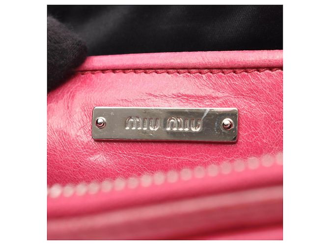 Miu Miu Matelassé Schultertasche Pink - Ansicht 4